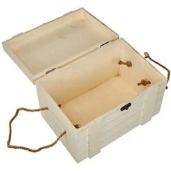 Rayher 62651000 Set Contenitori In Legno FSC, Cassapanche, Set Bauli, Con Coperchio, Vintage, Fai Da Te, 2 Pz. -Armonia Decor 70768538 3