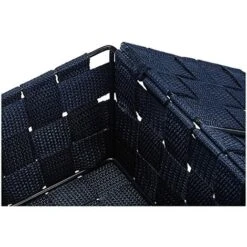 WENKO Cestino Da Bagno Con Coperchio Adria Blu Scuro - Cestino Da Bagno, Polipropilene, 19 X 10 X 14 Cm, Blu -Armonia Decor 70820366 4