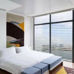 Pellicola Per Vetri Oscurante Pellicola Per Vetri Pellicola Per Vetri Pellicola Per Vetri Non Adesiva Pellicola Elettrostatica Anti-UV Per Sala Riunioni Home Office Porte Della Cucina 40x200 CM -Armonia Decor 70835549 4