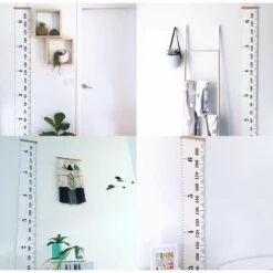 Tabella Di Misurazione Dell'altezza Della Tela Righello Righello Da Parete In Legno Rimovibile Grafico Di Misurazione Per La Decorazione Domestica -Armonia Decor 71079526 4