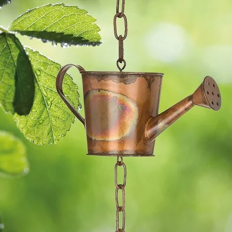 Bollitore Catena Antipioggia Anelli Di Metallo Bollitori Catene Antipioggia Catenina Decorativa Per La Pioggia 6 Bollitore Catena Antipioggia Anelli Di Metallo Bollitori Catene Antipioggia Catenina Decorativa Per La Pioggia - immagine 4