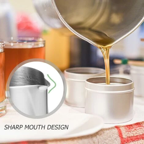 Pentola Per Fare Le Candele 1000 Ml Caldaia In Acciaio Inossidabile Che Si Scioglie - Pentola Per La Cera Lancia Per Candele Beccuccio Contenitore Antigoccia Pentola Con Manico 6 Pentola Per Fare Le Candele 1000 Ml Caldaia In Acciaio Inossidabile Che Si Scioglie - Pentola Per La Cera Lancia Per Candele Beccuccio Contenitore Antigoccia Pentola Con Manico - immagine 4