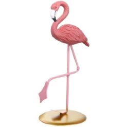 3 Pezzi In Piedi Fenicottero Animale Statua In Resina Ornamento Figurine Scultura -Armonia Decor 71081213 3