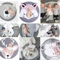 Kueatily Tappetino Per Gattonare, Tappetino Da Gioco In Cotone, Tappetino Pieghevole Per Bambini, Tappetino Da Gioco Per Bambini Inodore, Tappetino Per Bambini (elefante) 9 Kueatily Tappetino Per Gattonare, Tappetino Da Gioco In Cotone, Tappetino Pieghevole Per Bambini, Tappetino Da Gioco Per Bambini Inodore, Tappetino Per Bambini (elefante) -Armonia Decor 71089307 3