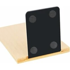 Set Di 4 Fermalibri In Legno Reggilibri Angolari Antiscivolo Per Libreria, Ufficio, Scuola, Biblioteca（13×8×10.5cm） -Armonia Decor 71379421 3