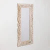 SKLUM Specchio Da Parete Rettangolare In Legno Di Mango Zargor Legno Bianco Vintage -Armonia Decor 71617274 1