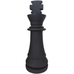Statua Decorativa Per Esterni Gioco Degli Scacchi In Cemento Re L. 24,5 X H. 68 Cm - GAMBIT