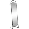 Specchio Su Piede Psiche L.41 X H. 171 Cm In Ferro Nero - ZINEB -Armonia Decor 71853653 1