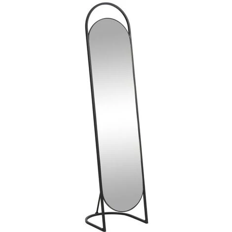 Specchio Su Piede Psiche L.41 X H. 171 Cm In Ferro Nero - ZINEB 3 Specchio Su Piede Psiche L.41 X H. 171 Cm In Ferro Nero - ZINEB