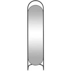 Specchio Su Piede Psiche L.41 X H. 171 Cm In Ferro Nero - ZINEB 10 Specchio Su Piede Psiche L.41 X H. 171 Cm In Ferro Nero - ZINEB -Armonia Decor 71853653 4