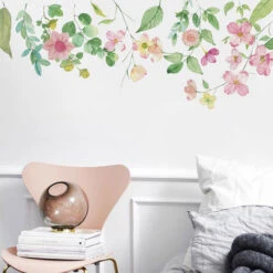 Bellissimi Fiori Wall Sticker Decorazione Della Casa Rimovibile Eco-friendly Creativo 10 Bellissimi Fiori Wall Sticker Decorazione Della Casa Rimovibile Eco-friendly Creativo -Armonia Decor 72553732 4