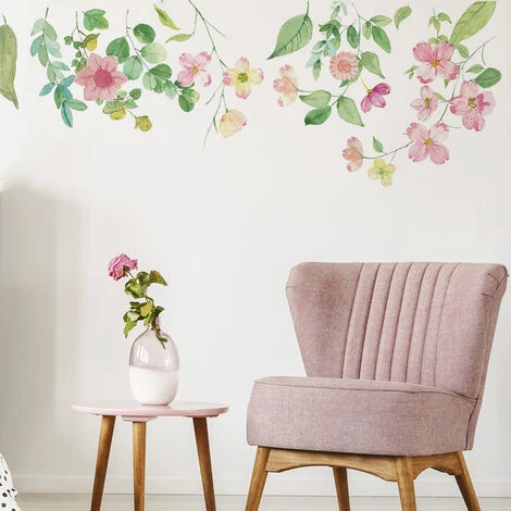 Bellissimi Fiori Wall Sticker Decorazione Della Casa Rimovibile Eco-friendly Creativo 7 Bellissimi Fiori Wall Sticker Decorazione Della Casa Rimovibile Eco-friendly Creativo - immagine 5