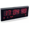 Orologio Digitale Led Parete Nero Display LCD Data Temperatura Ufficio JH4600 2 Orologio Digitale Led Parete Nero Display LCD Data Temperatura Ufficio JH4600 -Armonia Decor 7310288 1