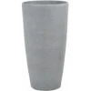 Vaso Per Piante In Simil Pietra Grigio Alto E Moderno 75 X ø 39 Cm Abdera -Armonia Decor 7374025 1