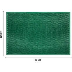 Zerbino In Gomma 40 X 60 Cm Ingresso Antiscivolo Tappeto Rettangolare Verde -Armonia Decor 73816485 3