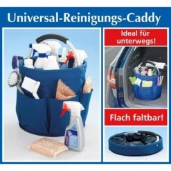 Carrello Di Pulizia Universale, Poliestere, 28 X 26,5 X 28 Cm, Blu -Armonia Decor 74098004 5