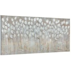 Quadro Dipinto A Mano Su Tela 65x150cm Tulipani Bianchi Cornice Z442 Versione: Senza Cornice 9 Quadro Dipinto A Mano Su Tela 65x150cm Tulipani Bianchi Cornice Z442 Versione: Senza Cornice -Armonia Decor 74141660 3