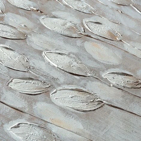 Quadro Dipinto A Mano Su Tela 65x150cm Tulipani Bianchi Cornice Z442 Versione: Senza Cornice 6 Quadro Dipinto A Mano Su Tela 65x150cm Tulipani Bianchi Cornice Z442 Versione: Senza Cornice - immagine 4