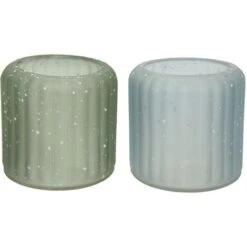 Portacandela In Vetro H 7,5 X Ø 8 Cm