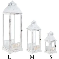 Lanterna Raya Quadrata M Bianca Bizzotto