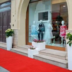 Passatoia Tappeto Antiscivolo Moquette Corsia Entrata Ingresso Negozio Rosso - 100x50 Cm 8 Passatoia Tappeto Antiscivolo Moquette Corsia Entrata Ingresso Negozio Rosso - 100x50 Cm -Armonia Decor 75178819 3