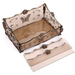 Contenitore In Plastica Per Cassettiera Per La Cura Della Pelle In Acrilico A 3 Slot (marrone) -Armonia Decor 75335902 3