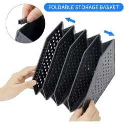 Organizer Da Scrivania Pieghevole Organizzatore Di File Desktop 4 Scomparti Portariviste Pieghevole In Plastica Scomparti Regolabili E Robusti Per La Scuola Dell'ufficio (grigio Scuro) 9 Organizer Da Scrivania Pieghevole Organizzatore Di File Desktop 4 Scomparti Portariviste Pieghevole In Plastica Scomparti Regolabili E Robusti Per La Scuola Dell'ufficio (grigio Scuro) -Armonia Decor 75983266 3