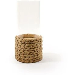 Mercury PORTACANDELA IN CEMENTO CON VETRO CM.14X30