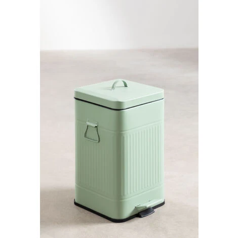 SKLUM Pattumiera A Pedale Algaida Verde Menta 5 SKLUM Pattumiera A Pedale Algaida Verde Menta - immagine 3