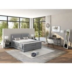 Specchio In Su Piede L.50 X H.170 Cm In Legno Di Paulownia Champagne Stile Vintage - TERESA -Armonia Decor 77172780 3