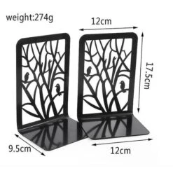 Il Fermalibro In Metallo Per Reggilibri Pesanti Neri Opachi Per Reggilibri Supporta Il Libro -Armonia Decor 77711068 2