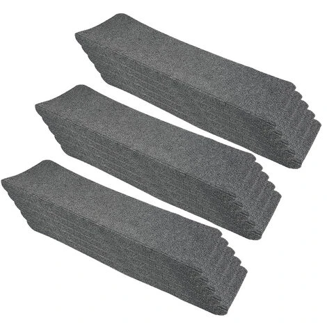 DYHF Tappetini Scale Autoadesivi 15 Pz 65x25 Cm Grigio 6 DYHF Tappetini Scale Autoadesivi 15 Pz 65x25 Cm Grigio - immagine 4