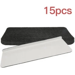 Tappetini Autoadesivi Per Scale 15 Pz 65x25 Cm - Nero -Armonia Decor 77801125 3