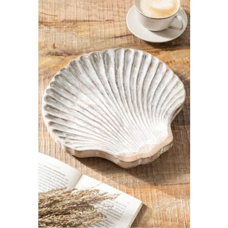 SKLUM Vassoio Tascabile In Legno Di Mango Morcali Legno Bianco Vintage 4 SKLUM Vassoio Tascabile In Legno Di Mango Morcali Legno Bianco Vintage - immagine 2