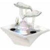 Zen'Light SCFV2FW Flower - Fontana Per Interni, 24 X 24 X 27 Cm, Colore: Bianco -Armonia Decor 78984388 1