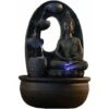 Zen Light Harmonie - Fontana In Poliresina, 26 X 16 X 40 Cm, Colore: Nero 2 Zen Light Harmonie - Fontana In Poliresina, 26 X 16 X 40 Cm, Colore: Nero -Armonia Decor 78992669 1