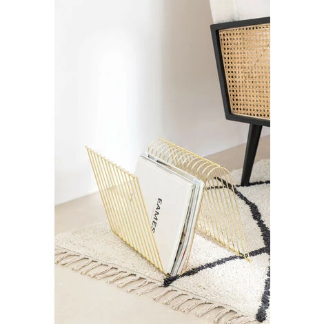 SKLUM Portariviste In Metal Mateus Dorato 4 SKLUM Portariviste In Metal Mateus Dorato - immagine 2