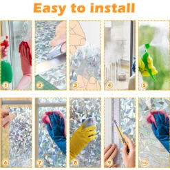 Randaco Pellicola Di Vetro Pellicola Elettrostatica Pellicola Decorativa Di Vetro Barriera UV 60200cm -Armonia Decor 80226631 5