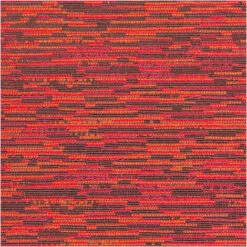 Tappeto Passatoia Lavabile Tessuto In Resina Antimacchia Base In PVC Tappetino Isolante E Antiscivolo Linee Di Design Colore Arancione Misura 52X100 Cm -Armonia Decor 80275911 2