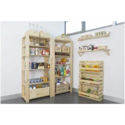 Scatola Per Sistemare Impilabile Astigarraga 60 X 28,5 X 35,3 Cm Legno Pino -Armonia Decor 80865524 3