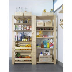 Scatola Per Sistemare Impilabile Astigarraga 60 X 28,5 X 35,3 Cm Legno Pino -Armonia Decor 80865524 5