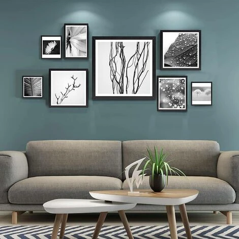 WOLTU Cornice Per Foto 15x20cm In Legno E Vetro Porta Foto Da Parete E Tavolo Nero 4 WOLTU Cornice Per Foto 15x20cm In Legno E Vetro Porta Foto Da Parete E Tavolo Nero - immagine 2