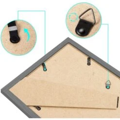 WOLTU Cornice Per Foto 15x20cm In Legno E Vetro Porta Foto Da Parete E Tavolo Nero 9 WOLTU Cornice Per Foto 15x20cm In Legno E Vetro Porta Foto Da Parete E Tavolo Nero -Armonia Decor 80878769 4