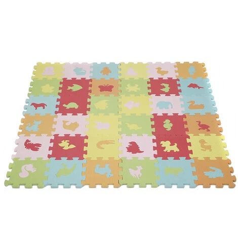 DYHF 36 Pezzi Tappetino Puzzle In Schiuma Per Bambini, Tappetino Da Gioco Per Bambini Con Modello Animale, Tappetini Da 36 Pezzi 16 X 16 Cm 3 DYHF 36 Pezzi Tappetino Puzzle In Schiuma Per Bambini, Tappetino Da Gioco Per Bambini Con Modello Animale, Tappetini Da 36 Pezzi 16 X 16 Cm