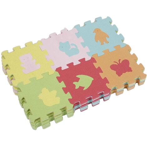 DYHF 36 Pezzi Tappetino Puzzle In Schiuma Per Bambini, Tappetino Da Gioco Per Bambini Con Modello Animale, Tappetini Da 36 Pezzi 16 X 16 Cm 5 DYHF 36 Pezzi Tappetino Puzzle In Schiuma Per Bambini, Tappetino Da Gioco Per Bambini Con Modello Animale, Tappetini Da 36 Pezzi 16 X 16 Cm - immagine 3