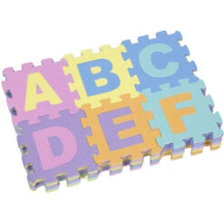 DYHF 36 Pezzi Tappetino Puzzle In Schiuma Per Bambini, Tappetino Da Gioco Per Bambini Con 26 Alfabeti E 10 Numeri, Tappetini Da 36 Pezzi 16 X 16 Cm -Armonia Decor 80913287 3