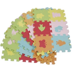 DYHF 72 Pezzi Tappetino Puzzle 1616 Cm In Schiuma Per Bambini, Tappetino Da Gioco Per Bambini, 26 Alfabeti + 10 Numeri + 36 Modello Animale -Armonia Decor 80913290 4