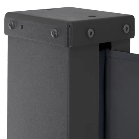 Tenda Laterale Pieghevole Esterna A Scomparsa 160 X 300 CM Grigio Antracite 5 Tenda Laterale Pieghevole Esterna A Scomparsa 160 X 300 CM Grigio Antracite - immagine 3