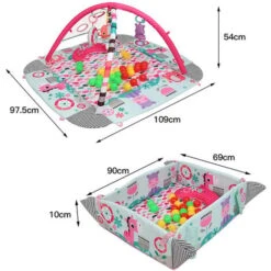 Tappeto Da Gioco Per Neonati ,Tappetino Da Gioco Per Bambini Palestrina Da Gioco Per Neonati Con Giocattoli Appesi -Armonia Decor 81268127 4