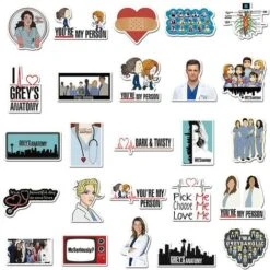 Grey's Anatomy Adesivo Graffiti Bagaglio Adesivo Impermeabile Per Chitarra Portatile -Armonia Decor 81289627 5